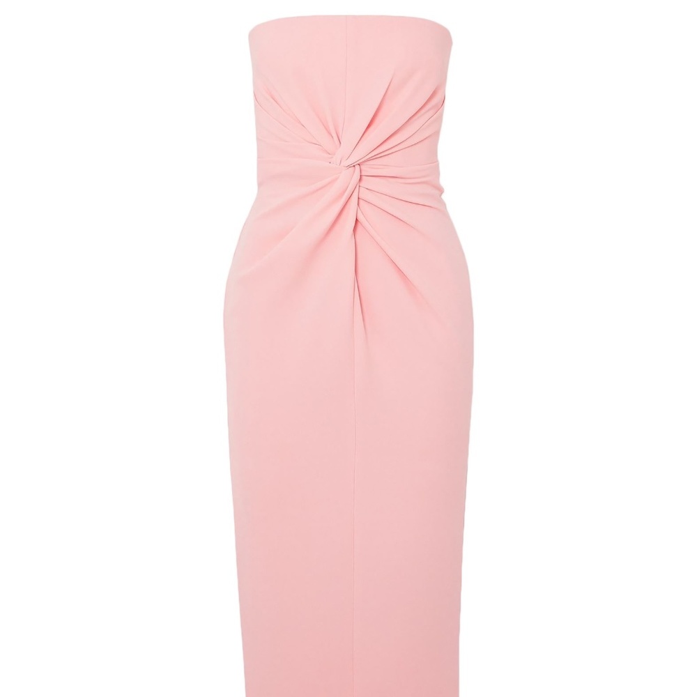 Alex Perry Pink Strapless Midi Dress - Size US 2/AUS 6 (XS)